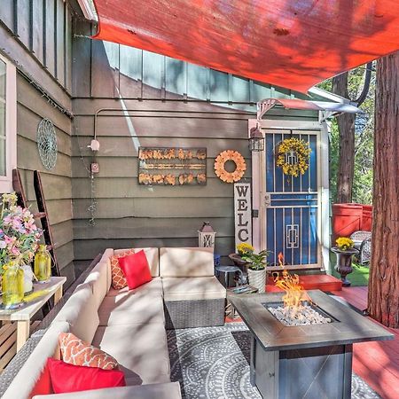 Boho Crestline Cabin, 1 Mile To Lake Gregory! ภายนอก รูปภาพ