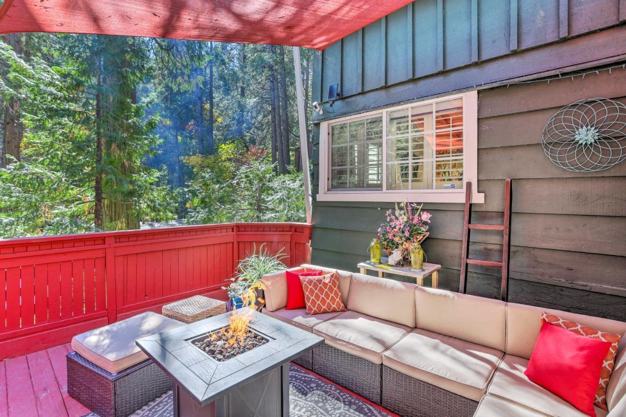 Boho Crestline Cabin, 1 Mile To Lake Gregory! ภายนอก รูปภาพ