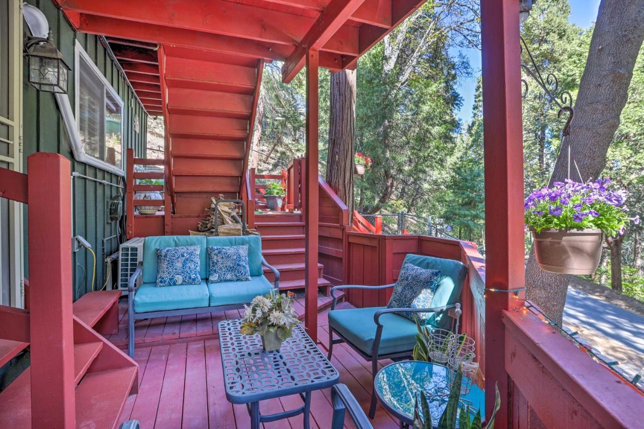 Boho Crestline Cabin, 1 Mile To Lake Gregory! ภายนอก รูปภาพ
